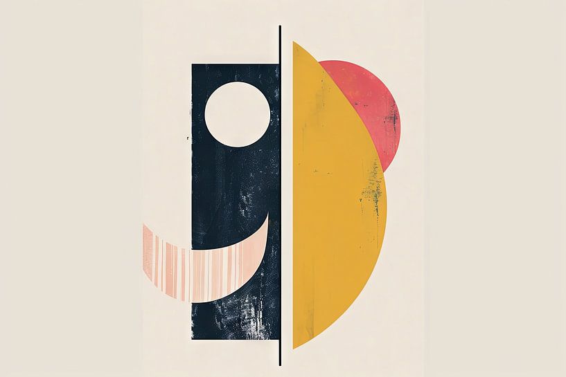 Farbenfrohe Geometrie von Poster Art Shop