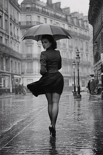 La pluie parisienne ne les arrête pas sur Skyfall