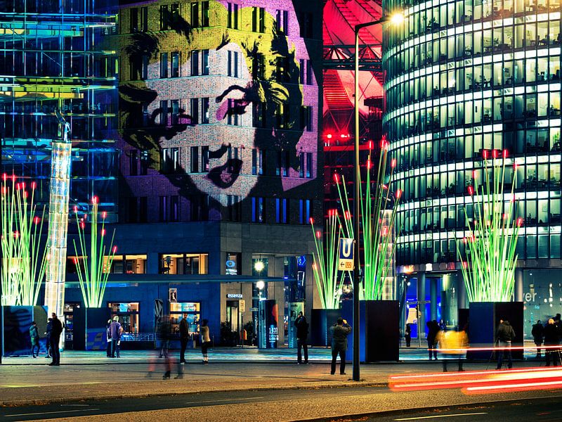 Berlin – Potsdamer Platz (Festival of Lights) van Alexander Voss
