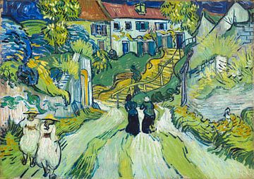 Trappenhuis bij Auvers, Vincent van Gogh