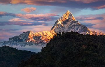 Annapurna gedeelte van de Himalaya van Chihong