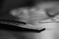 Guitare avec l'accent sur le peigne