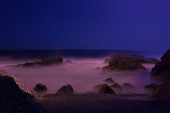 Ocean long shutter time 
