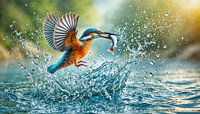 vogel fischfang