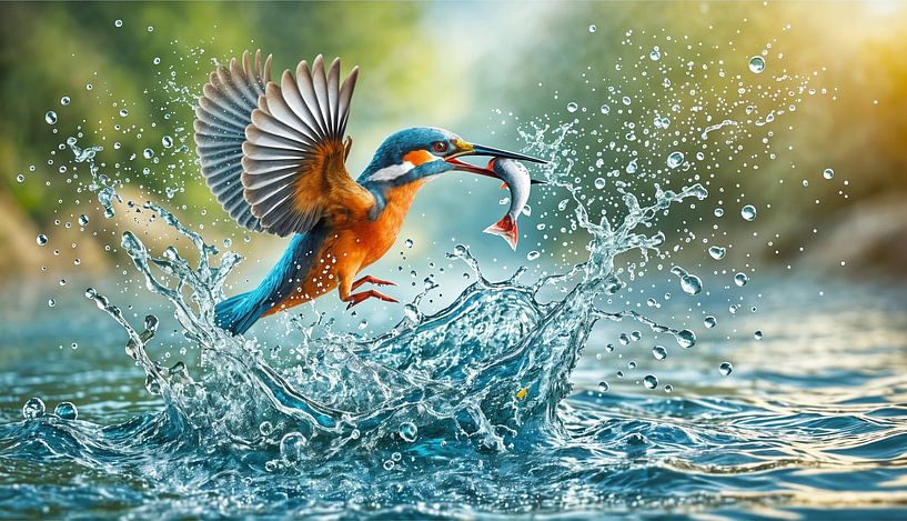 vogel fischfang von Armin Mumper