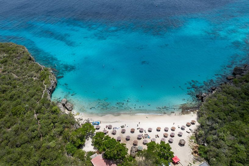 Curaçao - Prise de vue par drone de Kleine Knip par Keesnan Dogger Fotografie