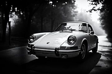 Porsche 911 een tijdloos icoon op de openbare weg van Jan Keteleer (JanKé): Een reis voorbij het canvas