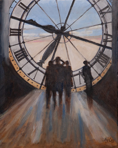 Musee d'Orsay Paris november in Paris van 2019.