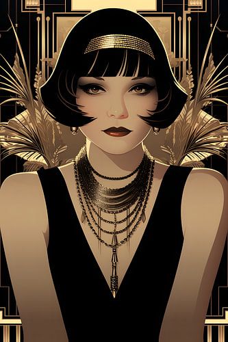 Charme Art déco en noir et or #3