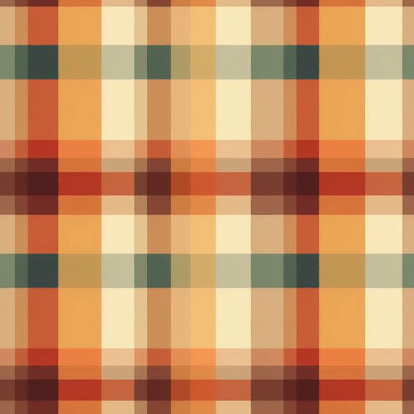 Vintage Plaid # XLI by Whale & Sons