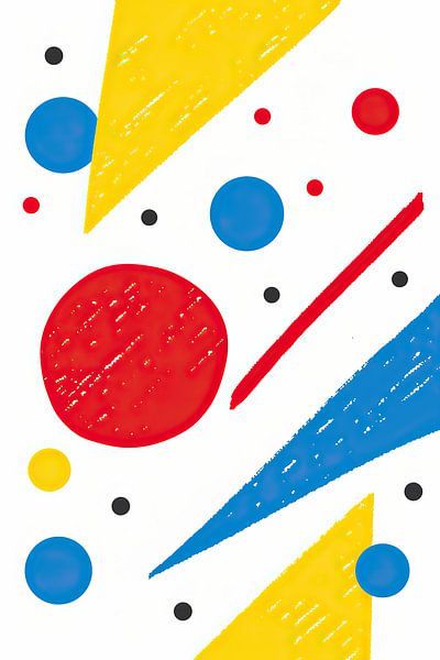 Bauhaus Japandi Abstrait | Japandi par Caprices d'Art