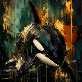 Primal – Expressionist Wildlife - Orca