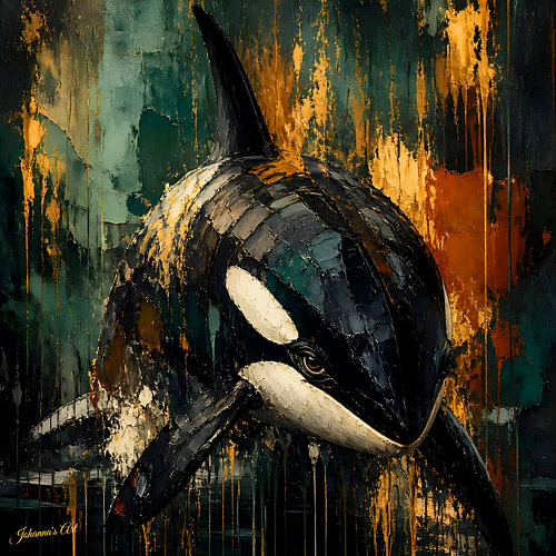 Primal – Expressionist Wildlife - Orca