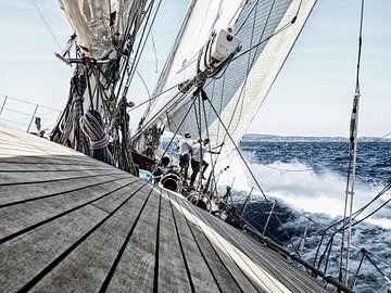 Sailing race on the Mediterranean by Anouschka Hendriks