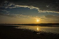 Zonsondergang op de Wadden