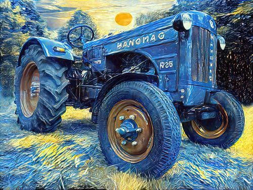 Tracteur Hanomag R35 Style by van Gogh