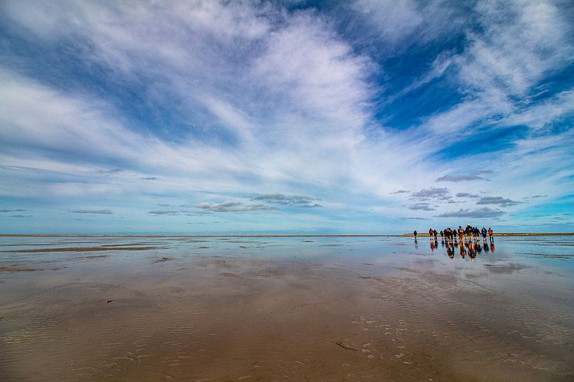 Low water at Rottumeroog by Hans de Waay