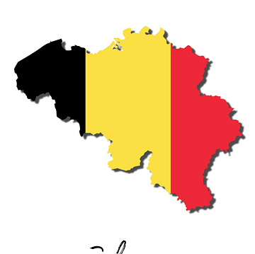België Vlaggenkaart van Wijaki Thaisusuken