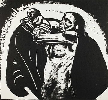 Käthe Kollwitz, Oorlog, 1922 van Atelier Liesjes