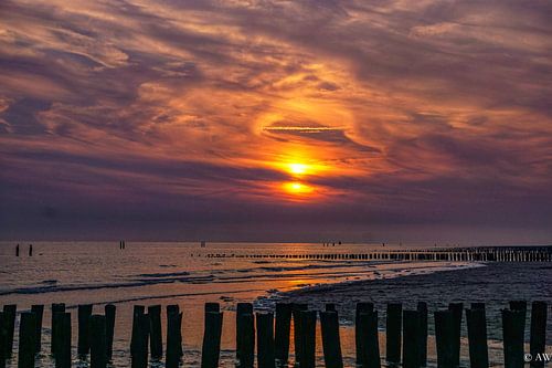 Zonsondergang Zoutelande