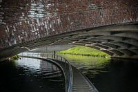 Dommel or Dieze in a tunnel in Den Bosch