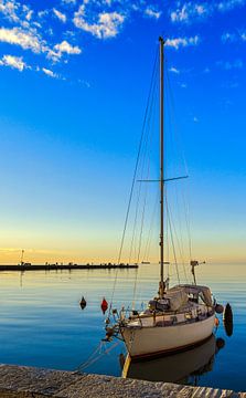 Port with yacht