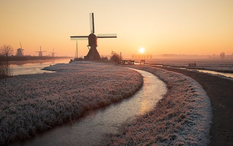 Un autre lever de soleil à Kinderdijk par Halma Fotografie