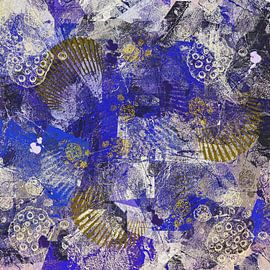 abstract painting - marine life