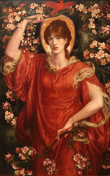 Dante Gabriel Rossetti. A Vision of Fiammetta van 1000 Schilderijen