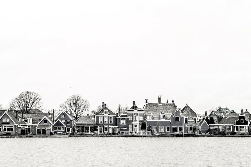 Vue sur les maisons de Zaanse par Els Broers