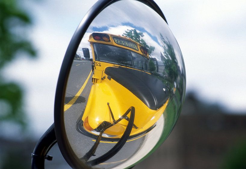 School bus Montreal by Richard Wareham