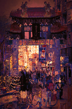 Chinatown bij nacht