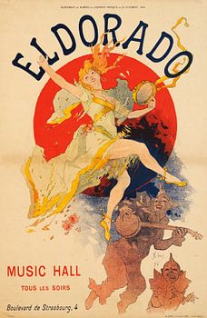 Eldorado, Music Hall tous les soirs JULES CHERET (CHÉRET)1894