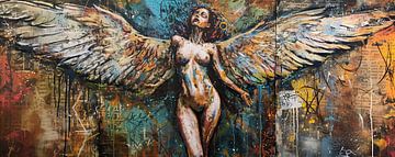 Nude Angel Art van Blikvanger Schilderijen