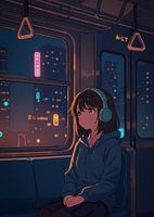 Anime Meisje Trein Lofi