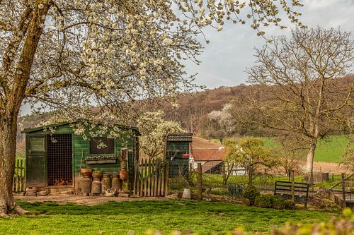 Schuurtje op het platteland in Zuid-Limburg