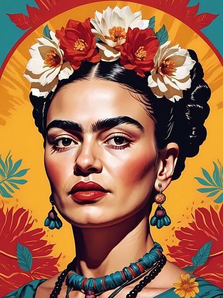 Frida Portrait by 1xMerch