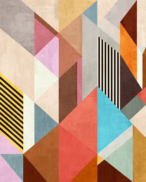 Geometric with Triangles by Angel Estevez