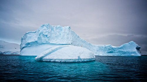 de magie van het ijs op Antarctica