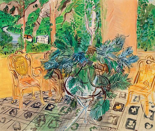 La terrasse à Vernet-Les-Bains by Raoul Dufy