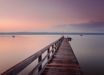 3 boten op de Ammersee van Thomas Junklewitz