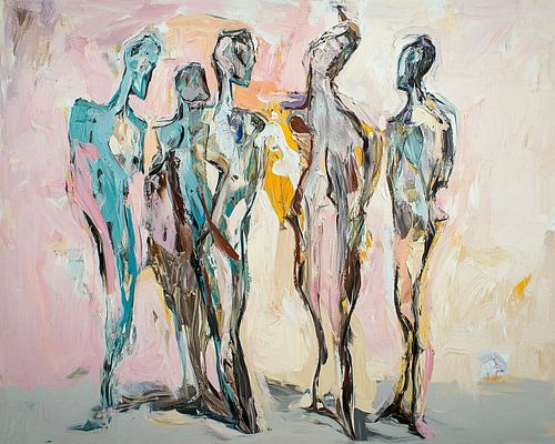 Cinq chiffres en mouvement