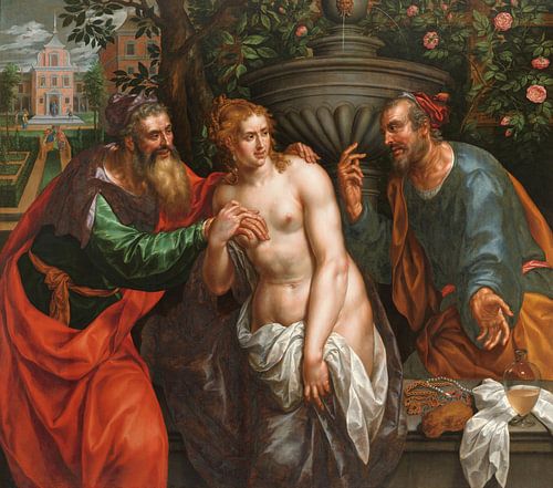Suzanna and the elders, Hendrik de Clerck