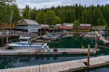 Telegraph Cove vancouver islands canada by Robinotof