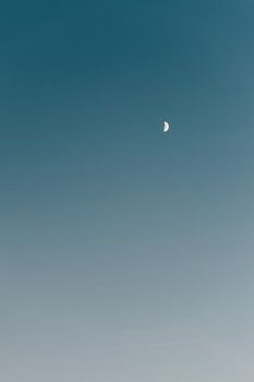 Sunset moon