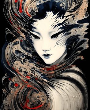 Smeltende geisha van SirHeckeCreative