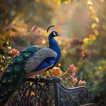 Peacock by Poster Art Shop
