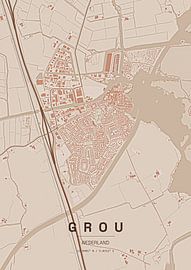 Lageplan von Grou von Stef van Campen