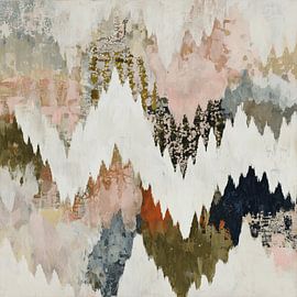 Abstract Zig Zag I by Chromatic Storm Studio