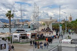 The pier of Malaga: Muelle uno. by Monique van Helden
